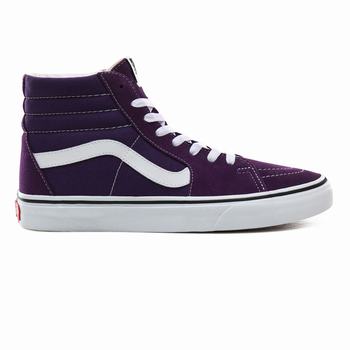 Férfi Vans Sk8-Hi Magasszárú Cipő VA0716825 Lila Sötétkék/Fehér